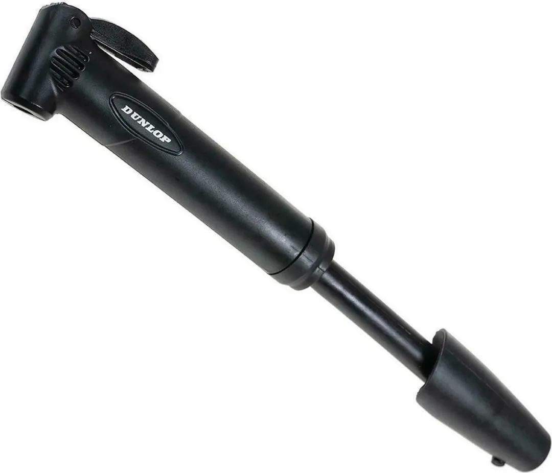 Dunlop Fietspomp met Drukmeter - 180 PSI - Geel