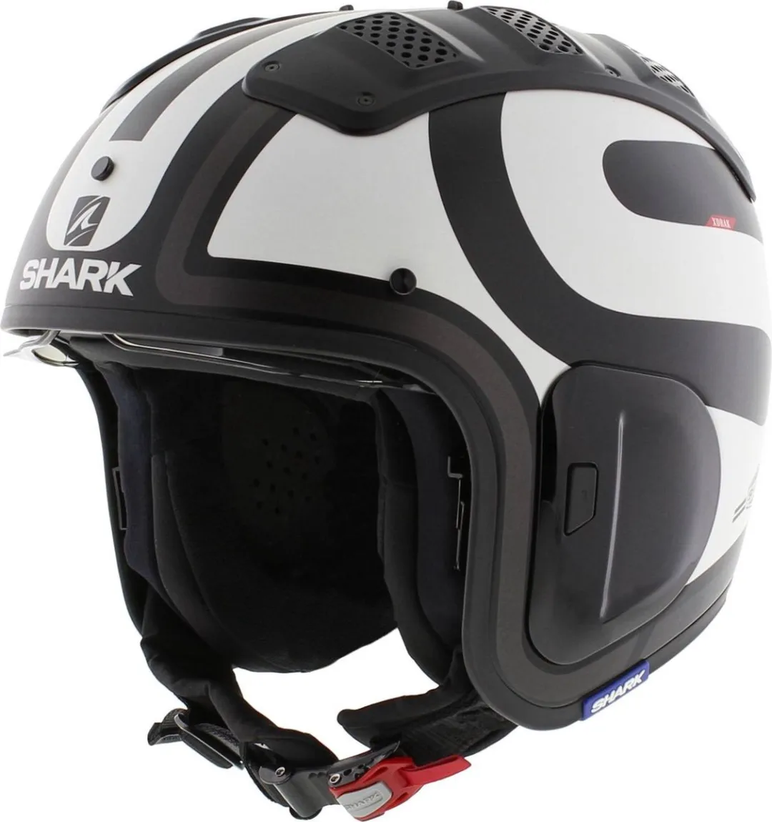 Shark X-Drak 2 Trial Helm Thrust-R - XS - Mat zwart/wit/antraciet