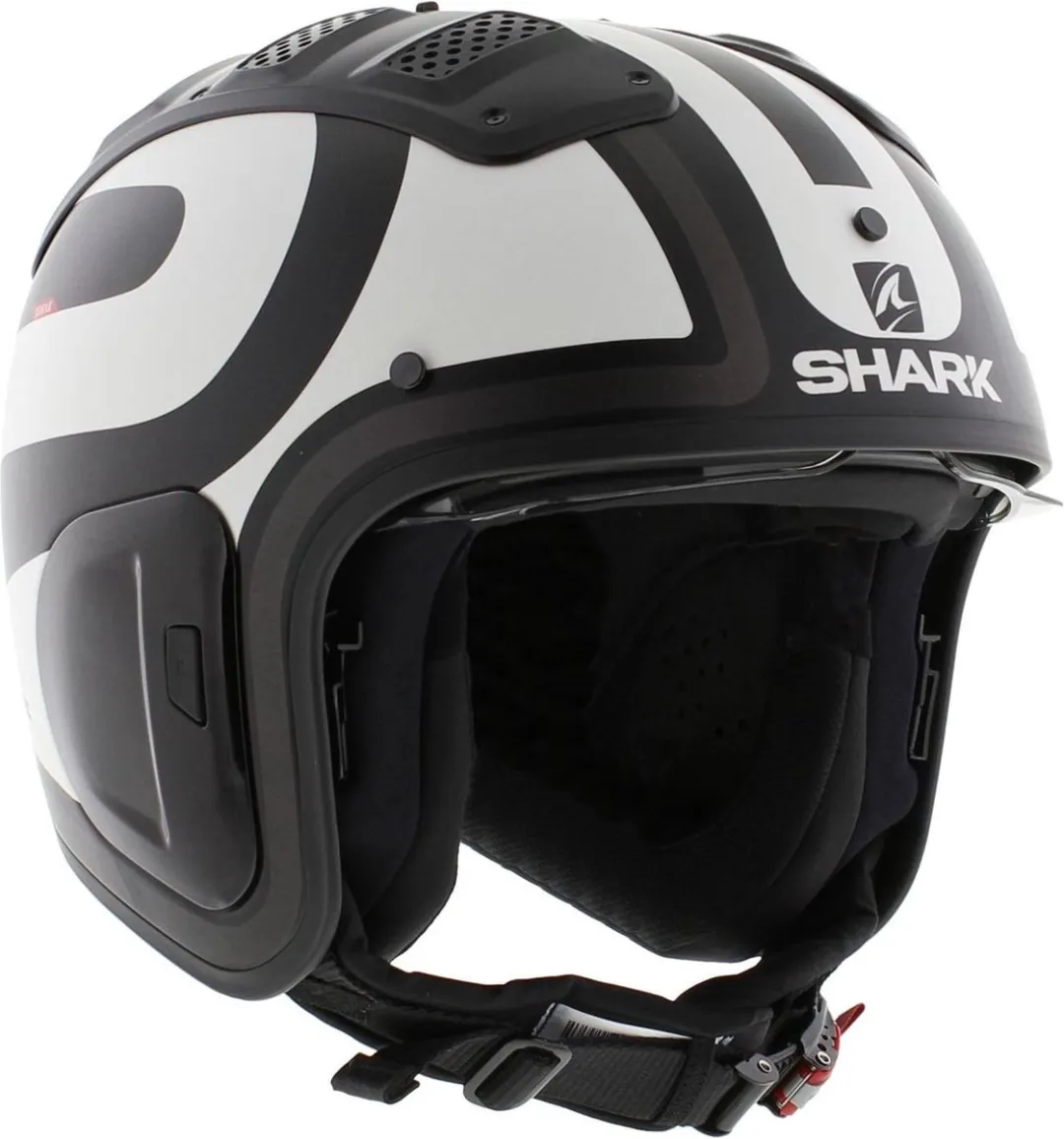Shark X-Drak 2 Trial Helm Thrust-R - XS - Mat zwart/wit/antraciet - afbeelding 6 van 6