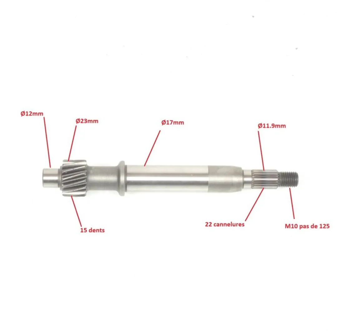 Peugeot Axe Arbre Primaire Django 4T 788049