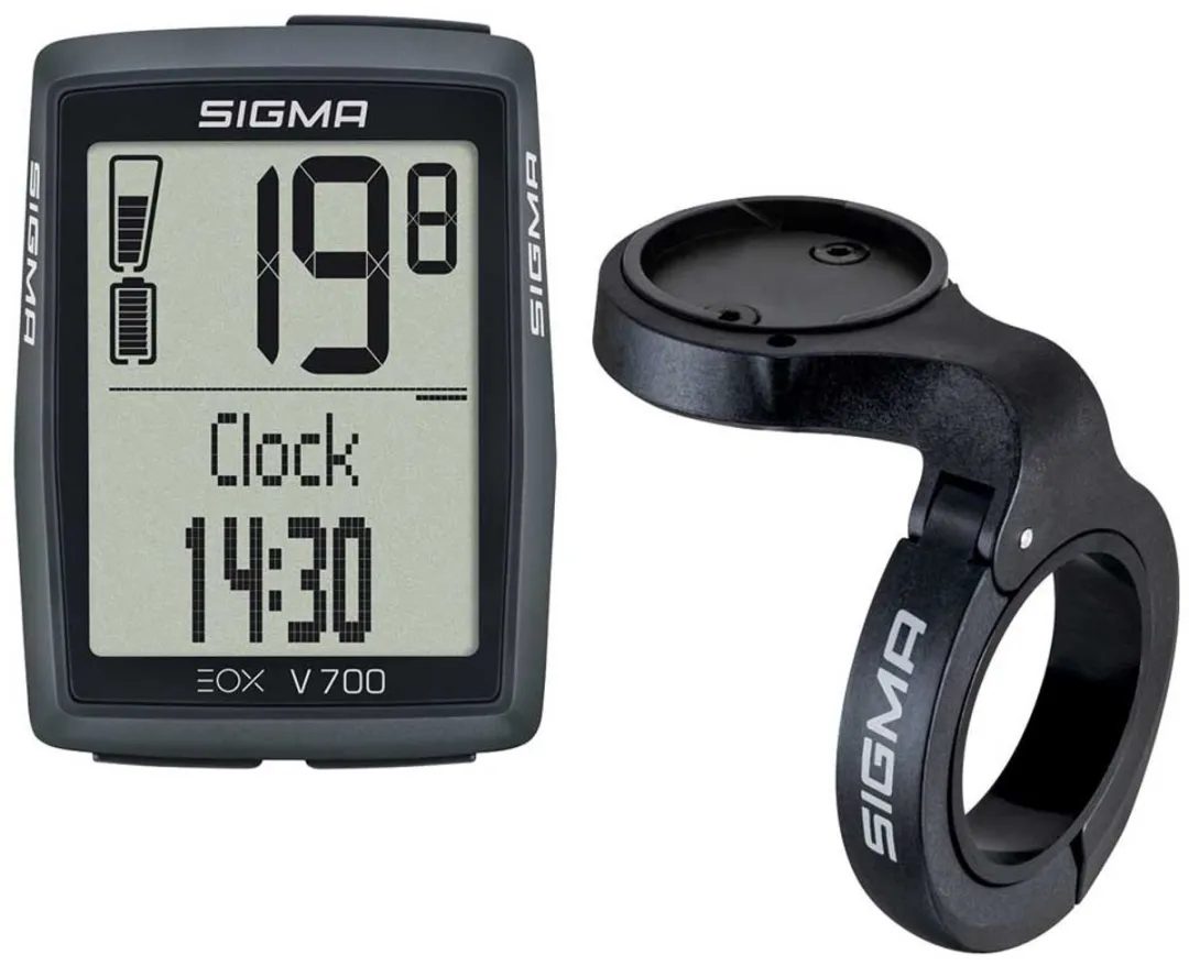 Sigma EOX View 700 Fietscomputer - Zwart
