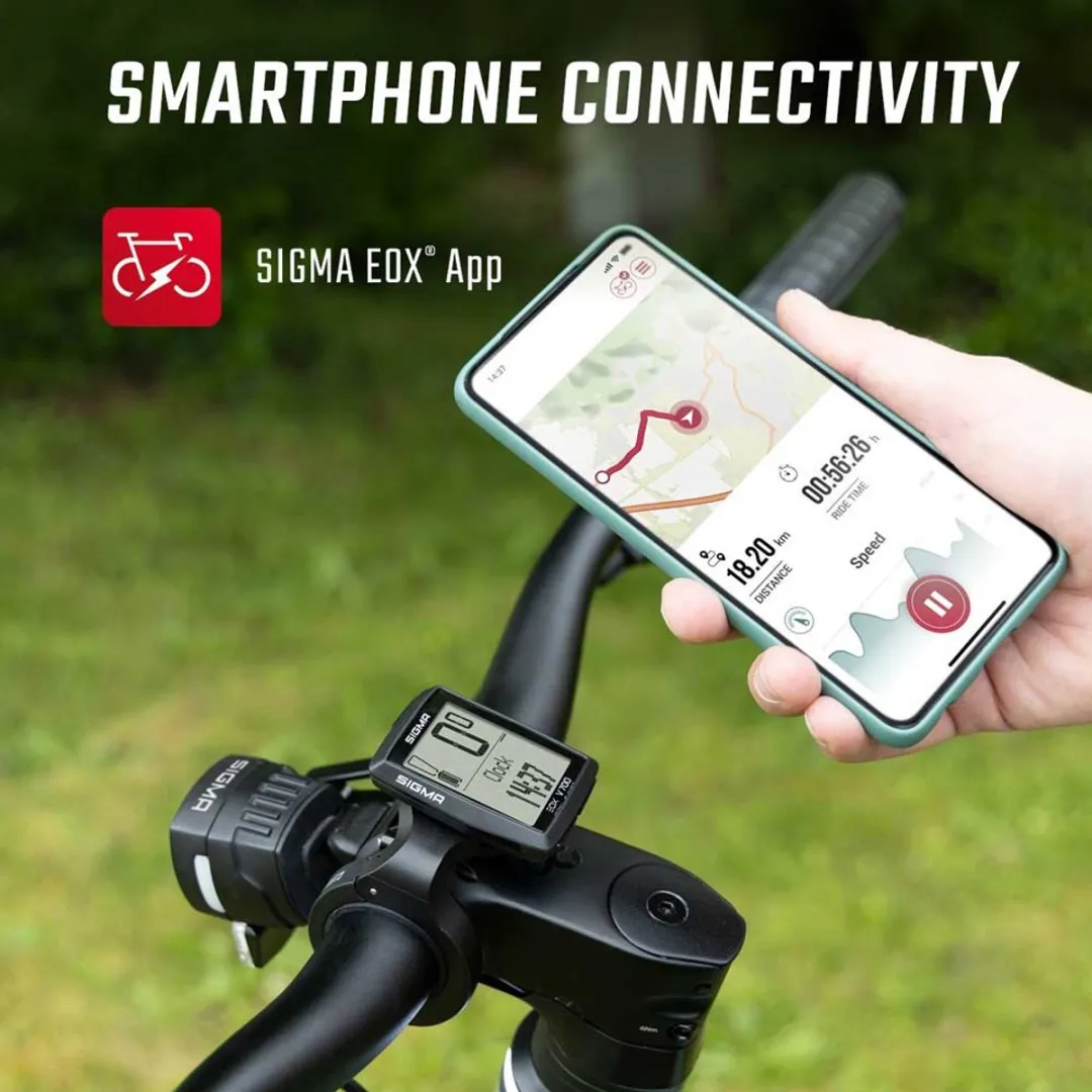 Sigma EOX View 700 Fietscomputer - Zwart