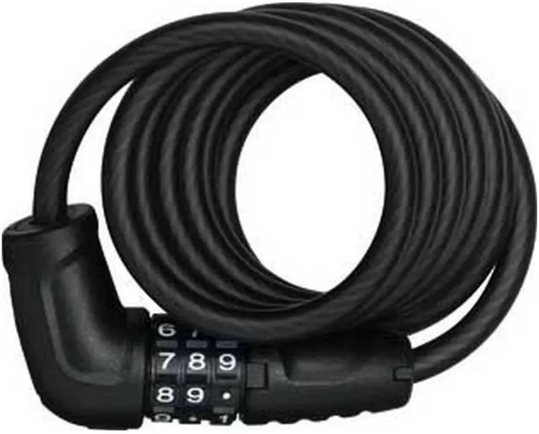 ABUS Star 4508C/150 Spiraalkabelslot - 8mm - Cijferslot - Zwart - afbeelding 5 van 5