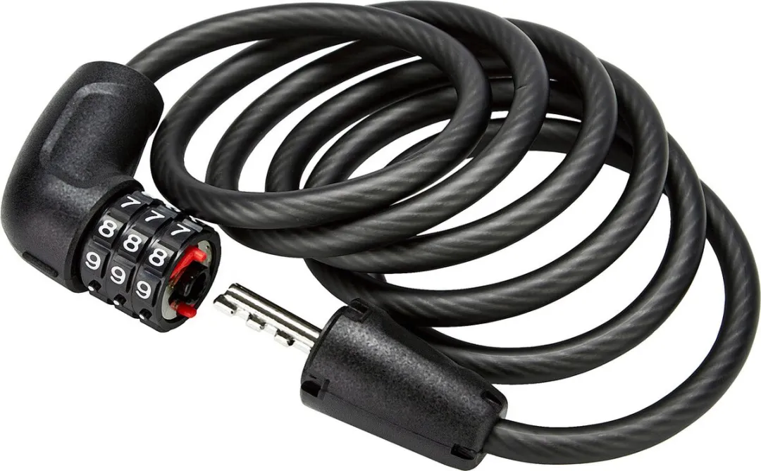 ABUS Star 4508C/150 Spiraalkabelslot - 8mm - Cijferslot - Zwart - afbeelding 3 van 5