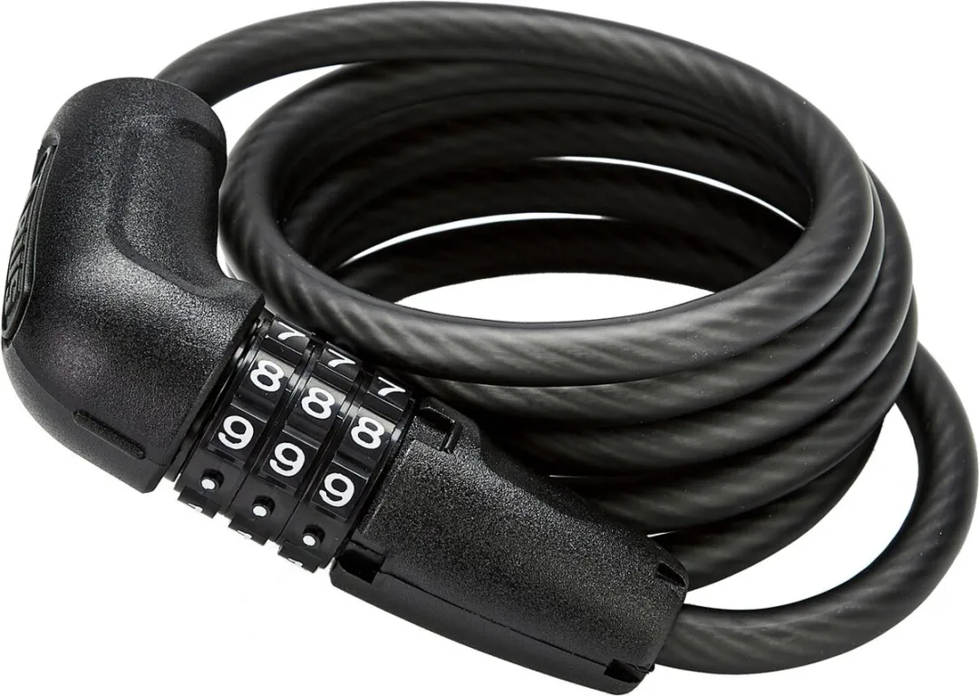 ABUS Star 4508C/150 Spiraalkabelslot - 8mm - Cijferslot - Zwart - afbeelding 2 van 5