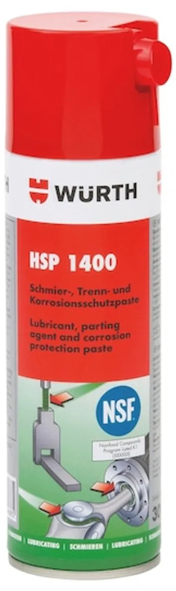 Würth HSP 1400 Hogetemperatuur Smeerpasta