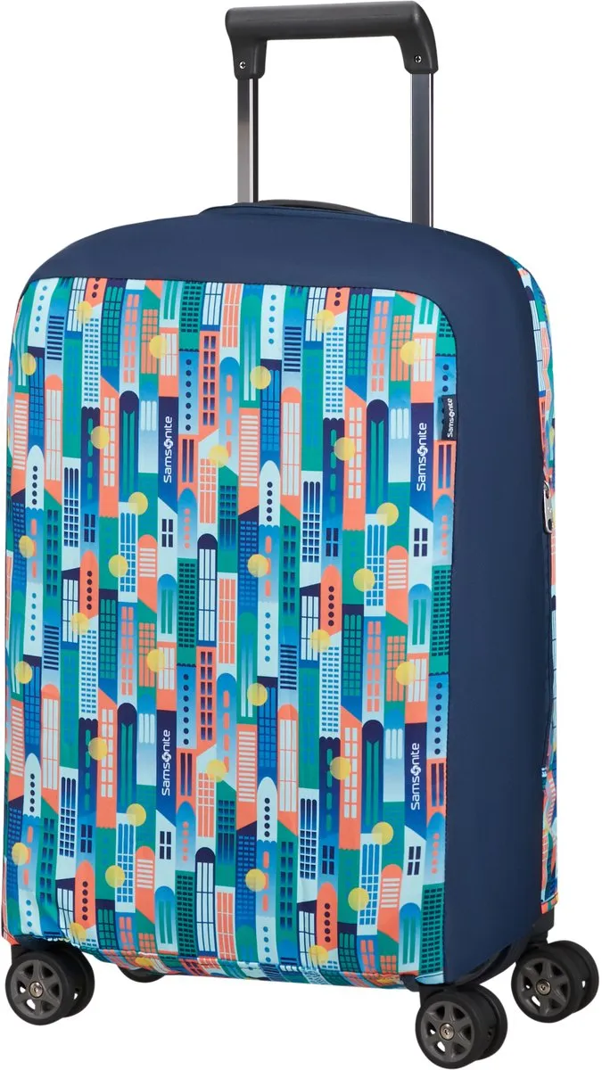 Samsonite Kofferhoes Small City Print - 1 Stuk