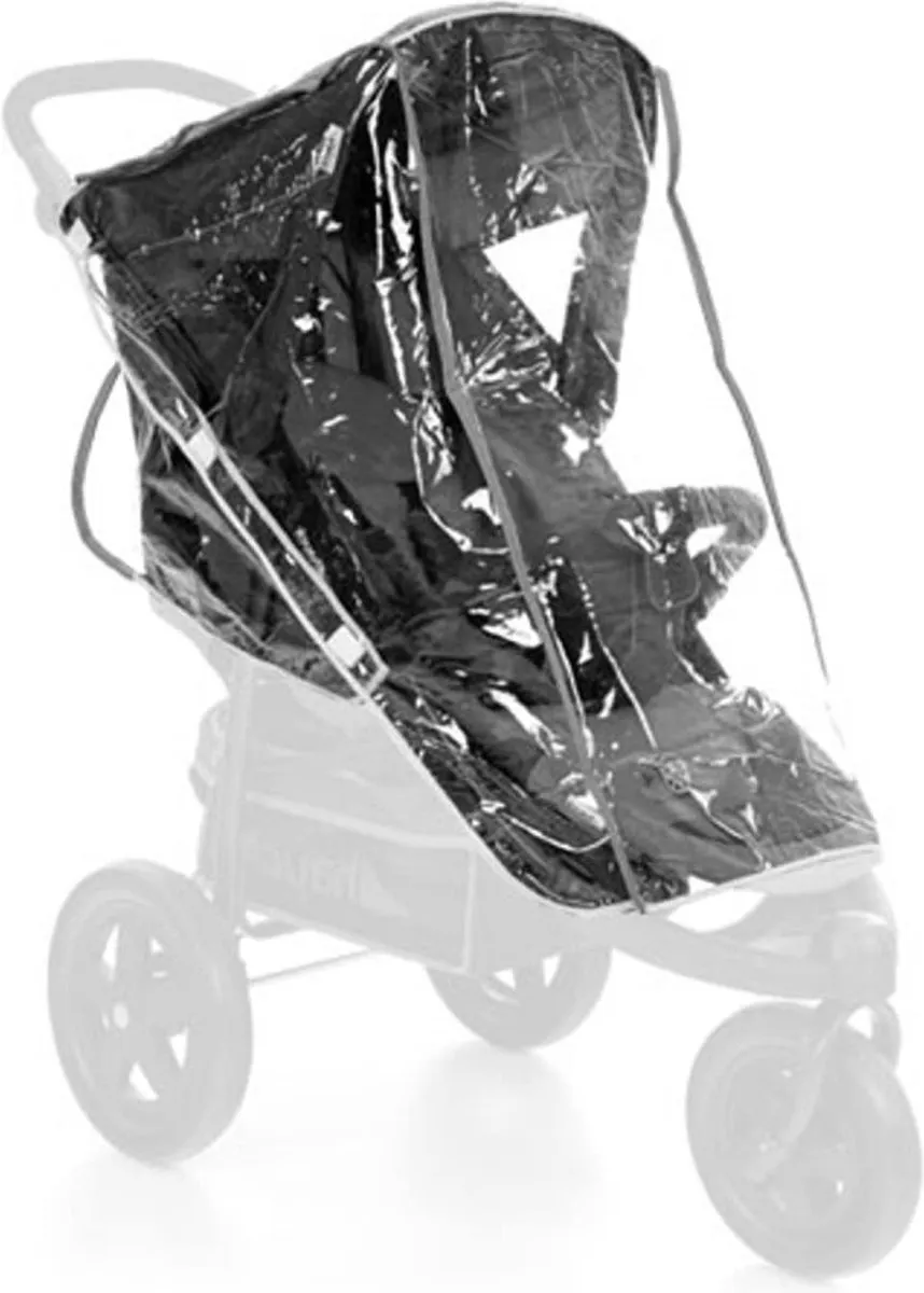 Hauck Universele Regenhoes Buggy 82x105cm - Transparant