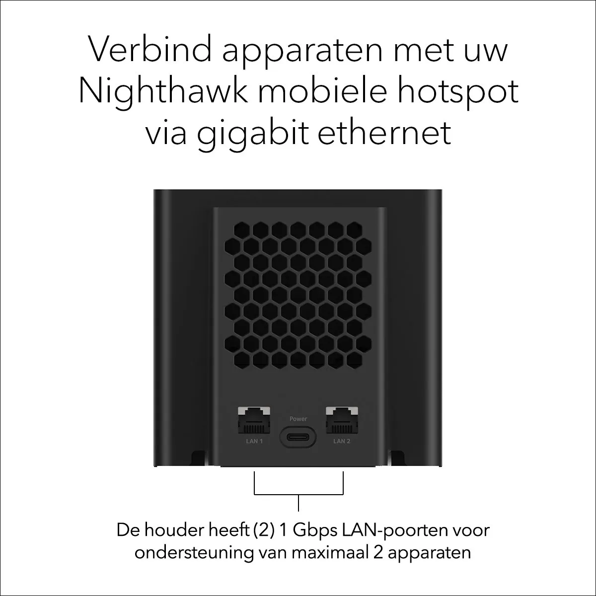 Netgear Nighthawk MD200 Mobile Hotspot Cradle - Zwart