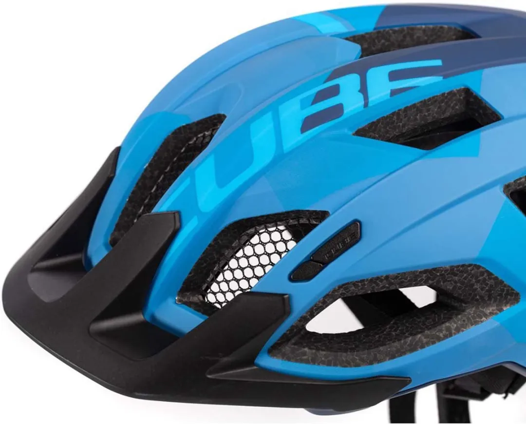 Cube Pathos Mountainbikehelm - 15 Ventilatiegaten - L - Blauw