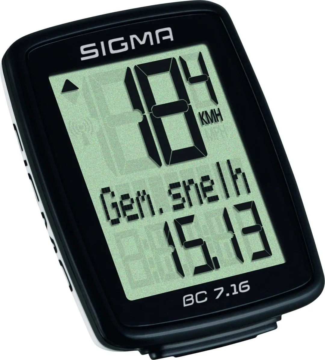 Sigma BC 7.16 Fietscomputer - Zwart