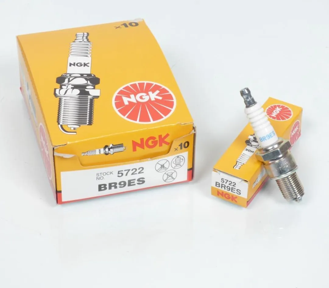 NGK BR9ES Bougie Moto Fantic 50 Enduro 2003-2020 - Wit