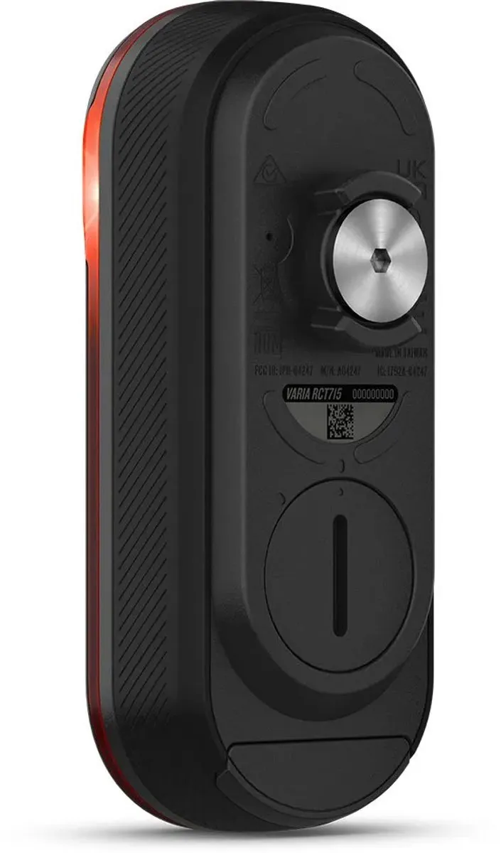 Garmin Varia RCT715 Fietsachterlamp met Radar - Zwart