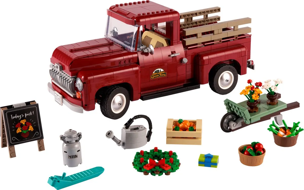 LEGO IDEAS Pick-up Truck 10290 - 1677 Stukken - Rood - afbeelding 6 van 6