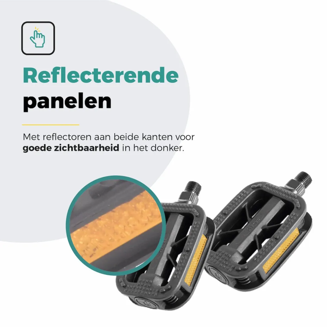 Voltano Antislip E-bike Pedalen 421125 - Zwart