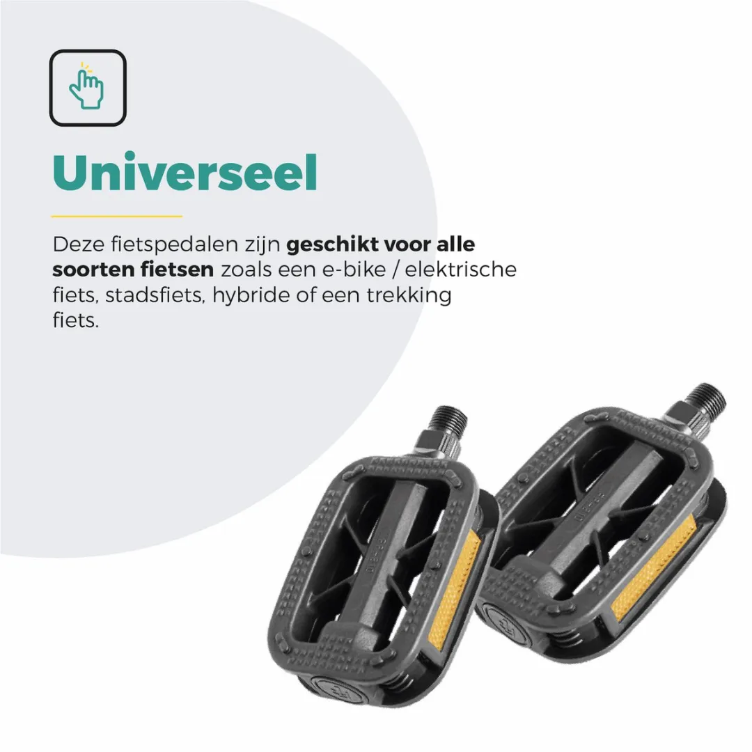 Voltano Antislip E-bike Pedalen 421125 - Zwart