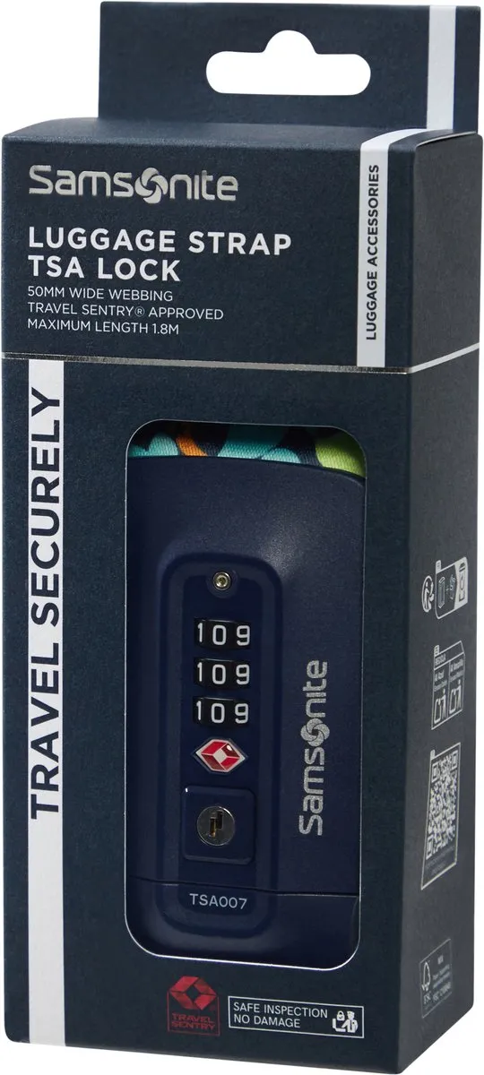 Samsonite Travel Riem met TSA-slot - Mixed Colors