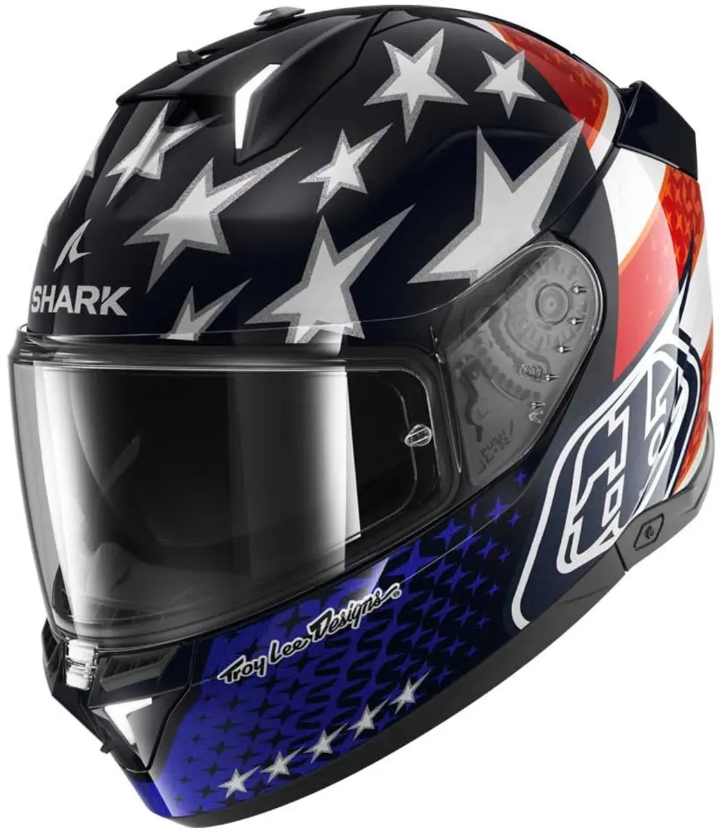 Shark Skwal i3 Helm - L - US Flag Blauw Rood Wit - afbeelding 6 van 6