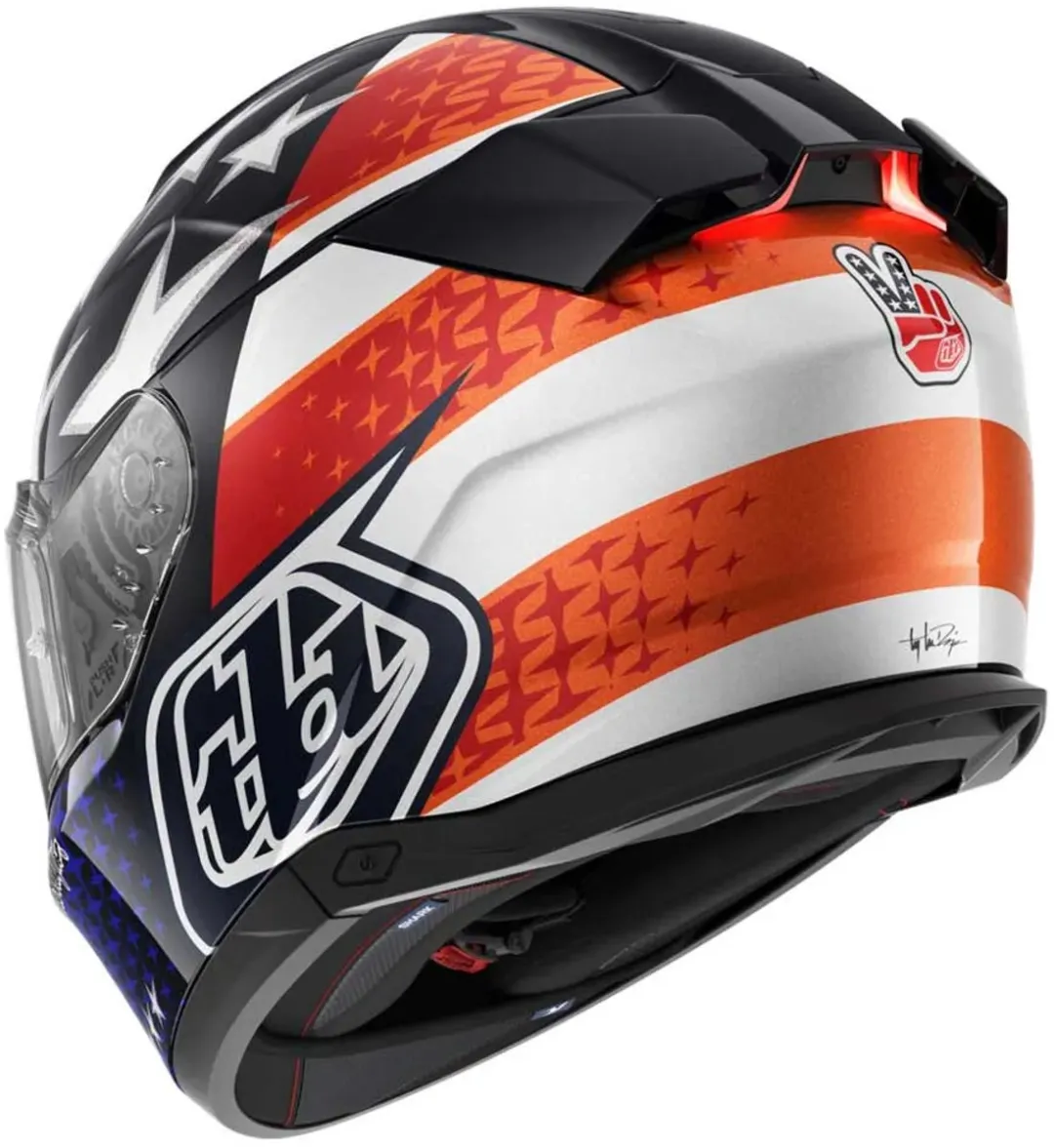 Shark Skwal i3 Helm - L - US Flag Blauw Rood Wit