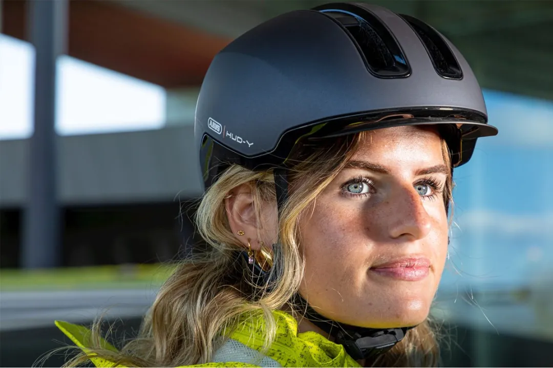 ABUS HUD-Y Titan Helm M - Grijs - afbeelding 6 van 6