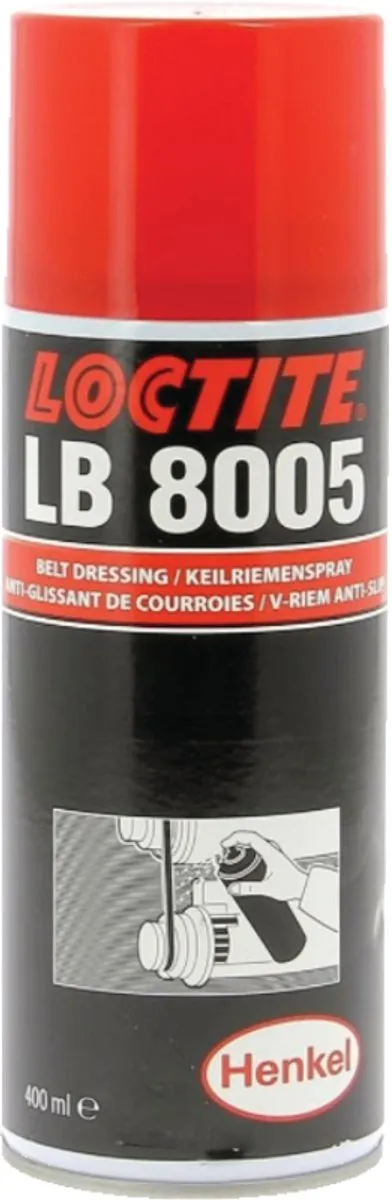 Loctite LB 8005 Spray voor riemen en koorden 400ml