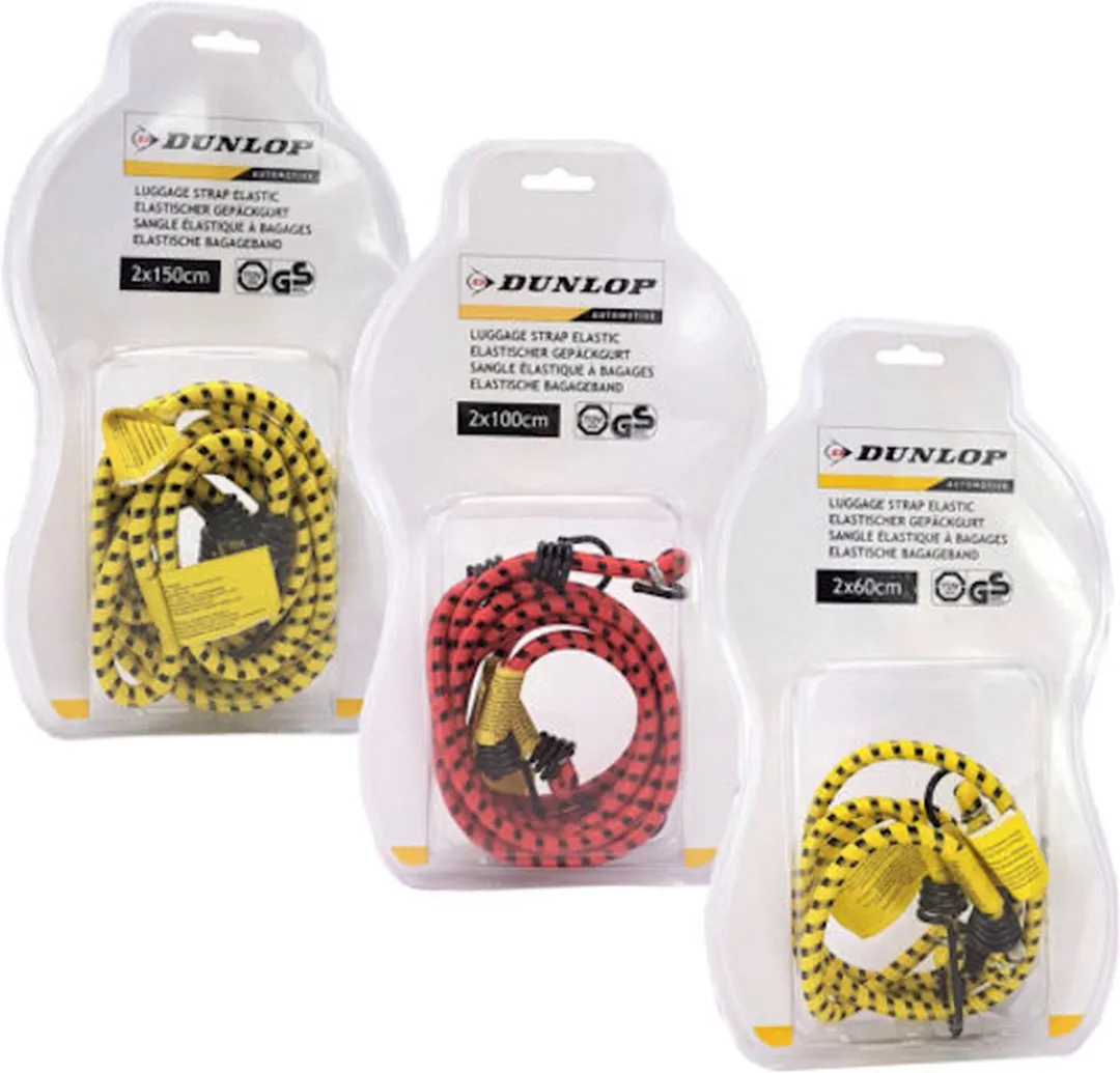 Dunlop Bungeecord 150cm Ø8mm - 2 Stuks - Geel - afbeelding 6 van 6