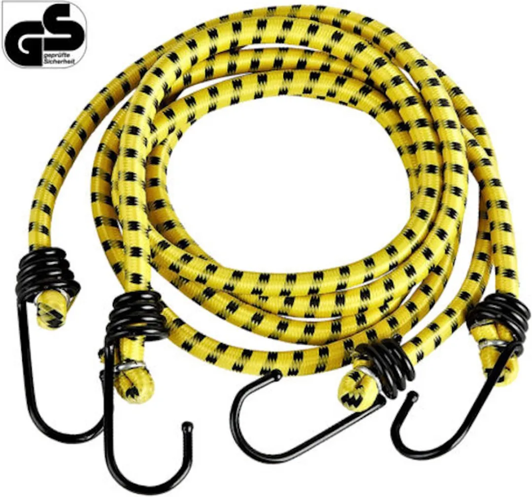 Dunlop Bungeecord 150cm Ø8mm - 2 Stuks - Geel