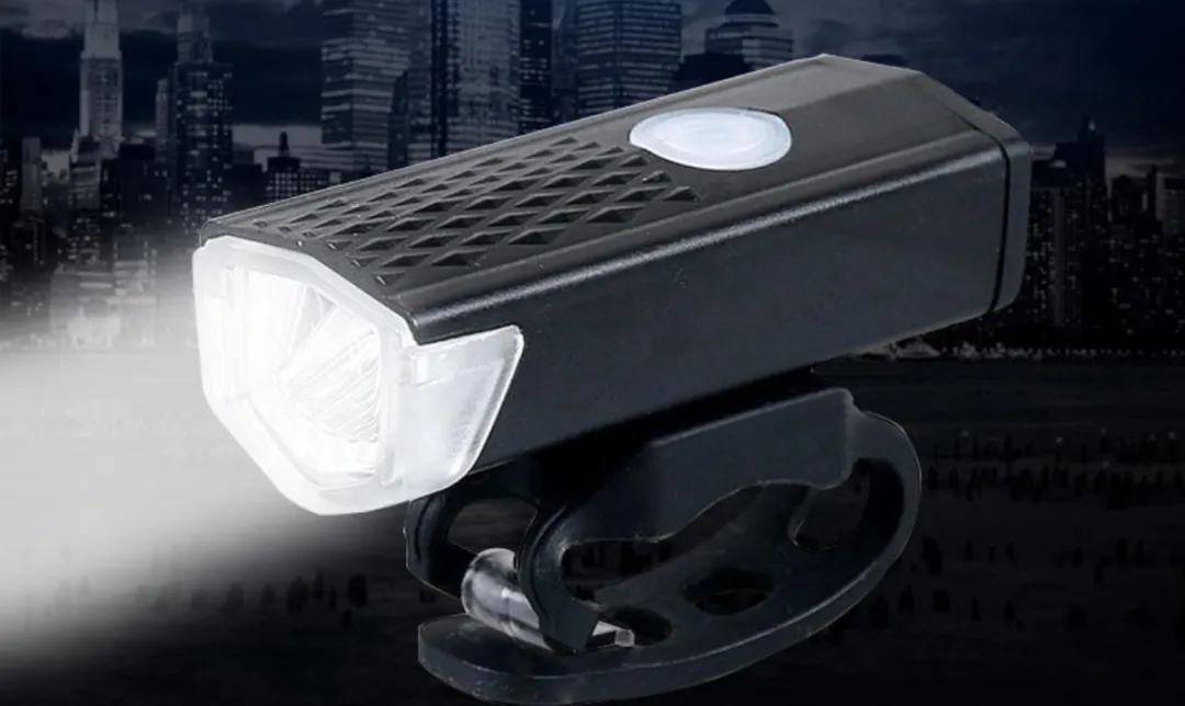Voltano Luxe Fietsverlichting USB Oplaadbaar 30 Lux - Zwart - afbeelding 6 van 6