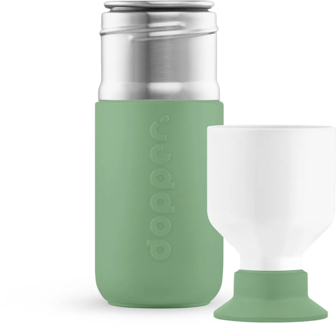 Dopper Steel Drinkfles 350ml - Fresh Green - Roestvrij staal