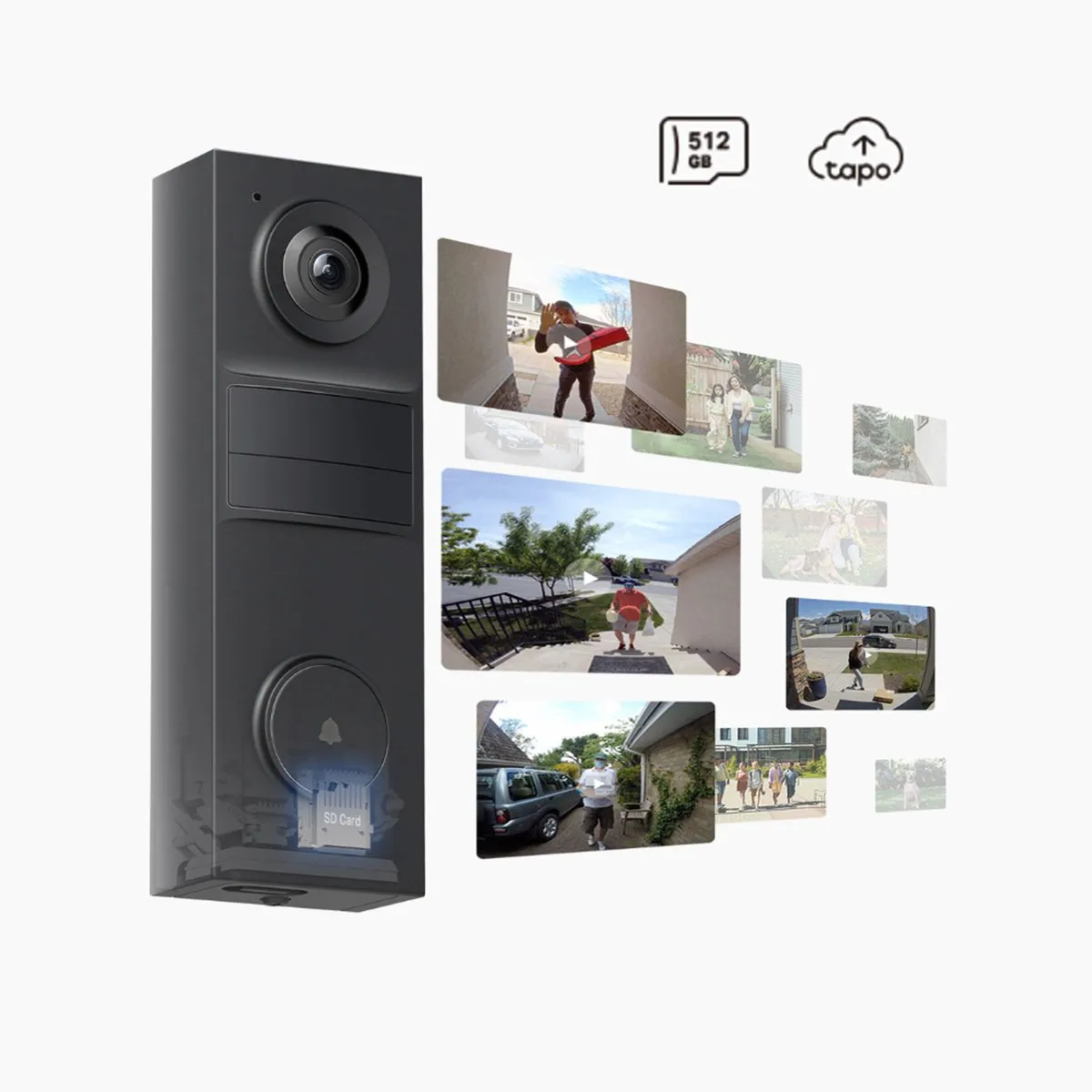 TP-Link Tapo D205 Slimme Video Deurbel - 2K - Zwart - afbeelding 6 van 6