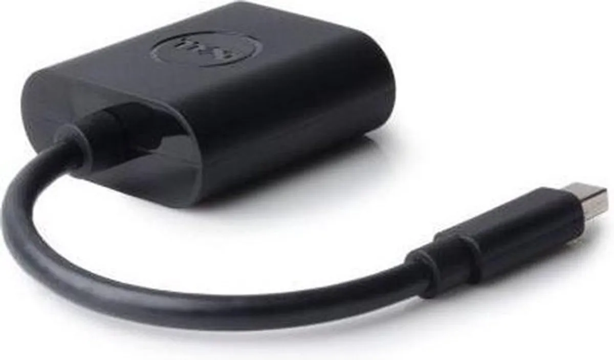 Dell Mini DisplayPort naar VGA Adapter 1080P - Zwart