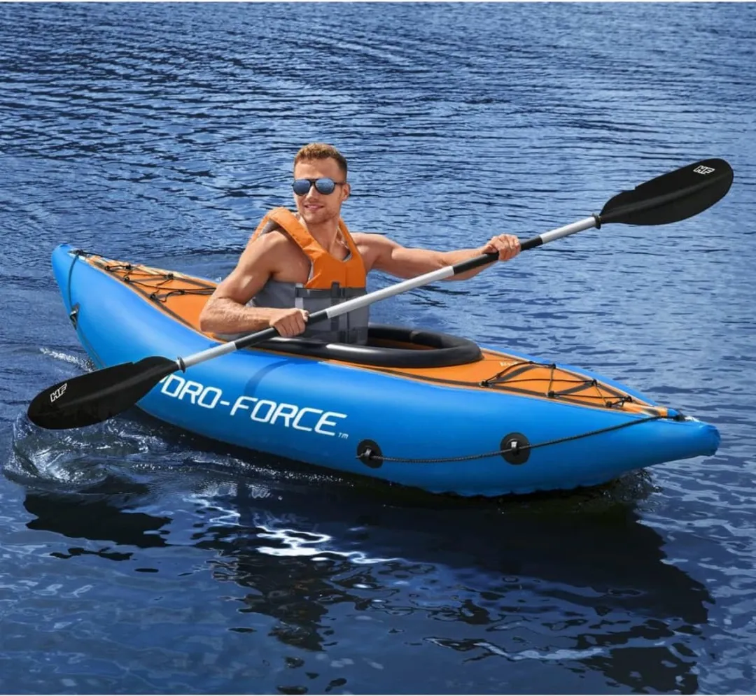 Bestway Hydro Force Kajakpeddel 230cm Aluminium - Zwart - afbeelding 6 van 6