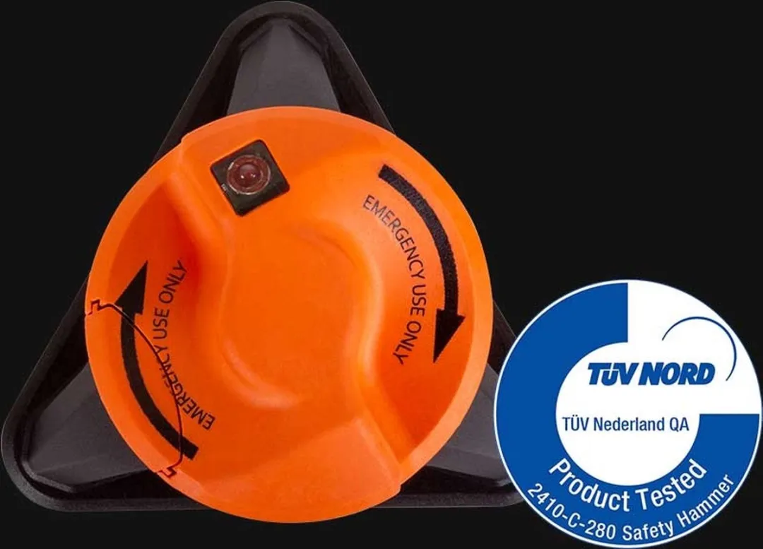 Batavia Maxxsafe Autoruitbreker - 8mm Glas - Gordelsnijder - Orange