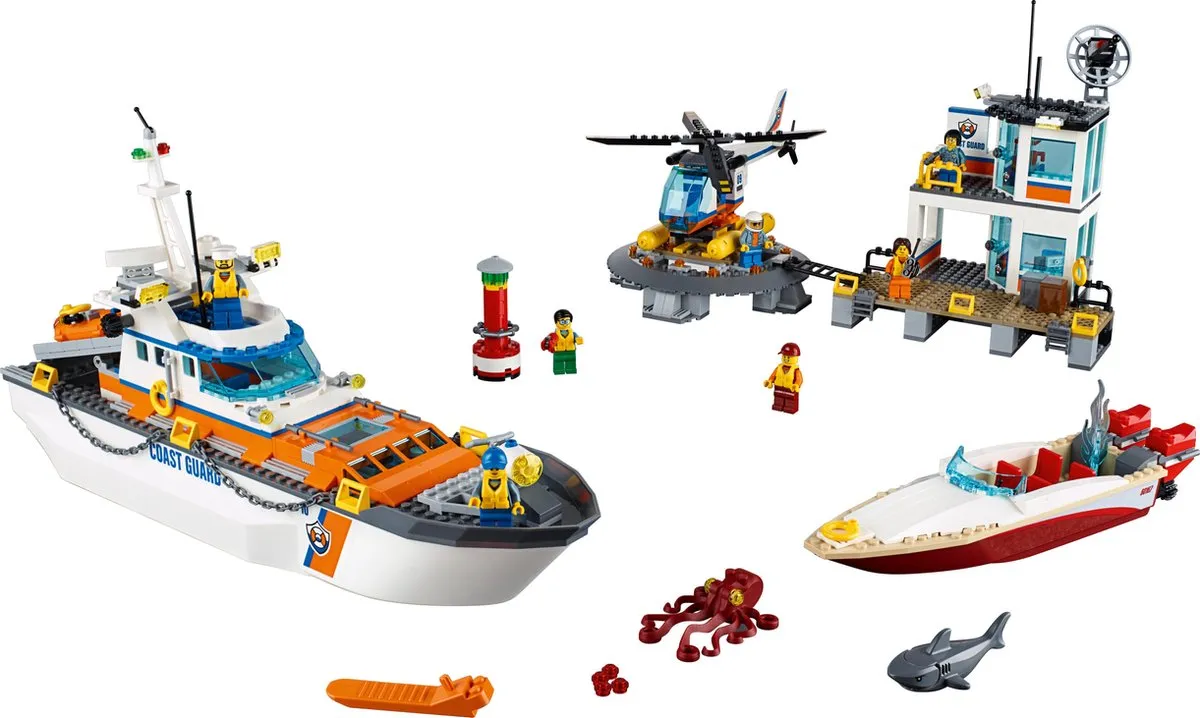 LEGO City Kustwacht Hoofdkwartier 60167 - 792 Stukken - afbeelding 2 van 6