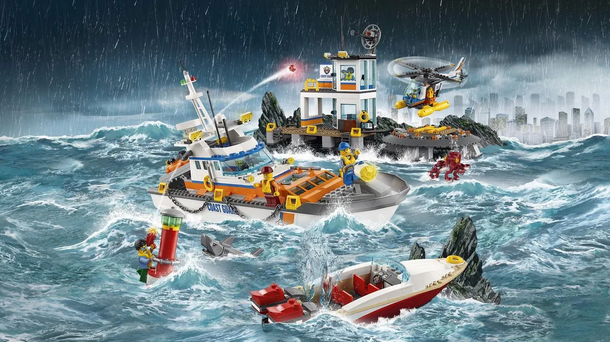 LEGO City Kustwacht Hoofdkwartier 60167 - 792 Stukken - afbeelding 3 van 6