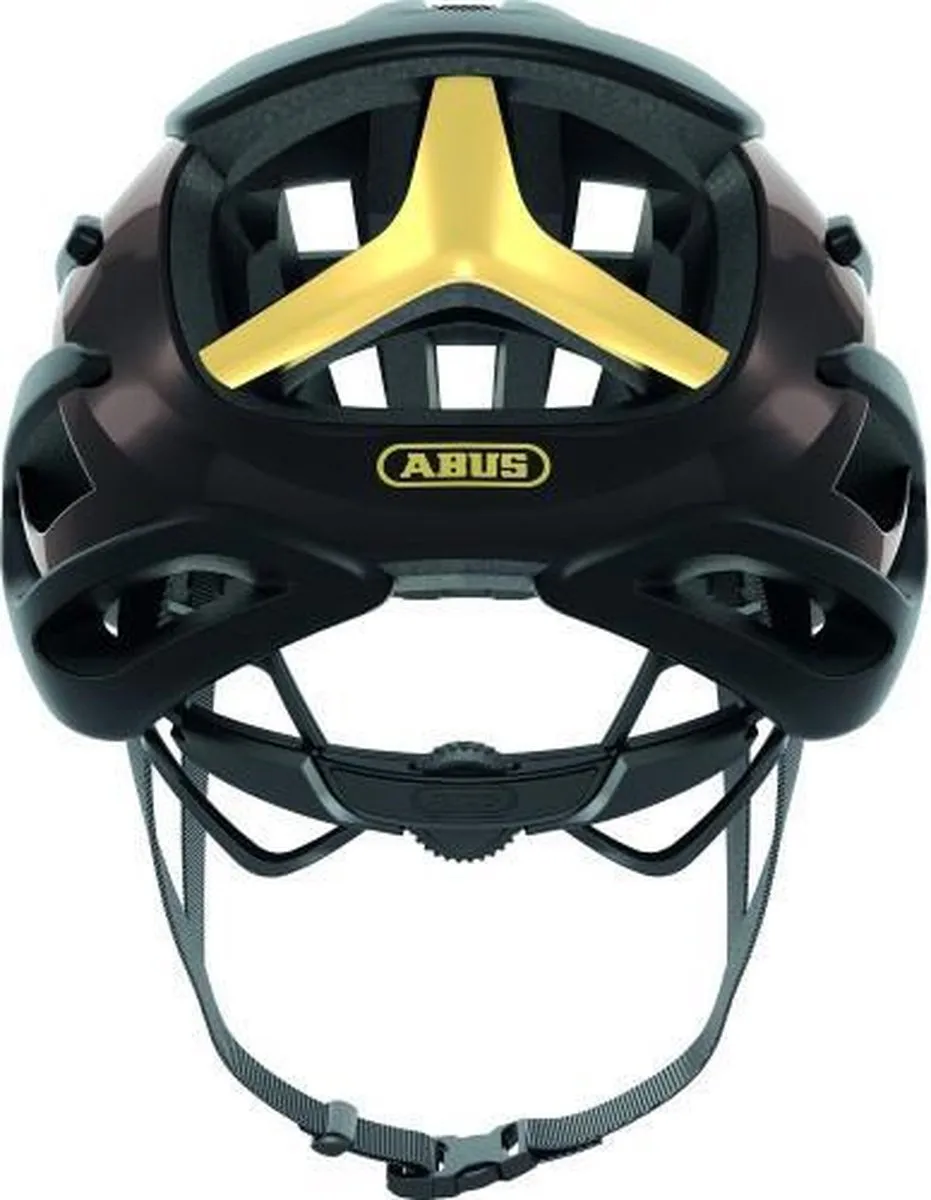 ABUS AirBreaker Fietshelm L - Zwart/Goud