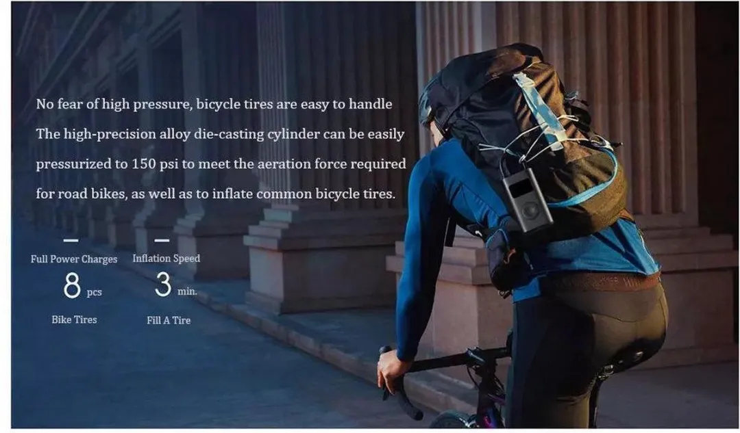 Xiaomi Mijia Bandenspanning Pomp - Zwart