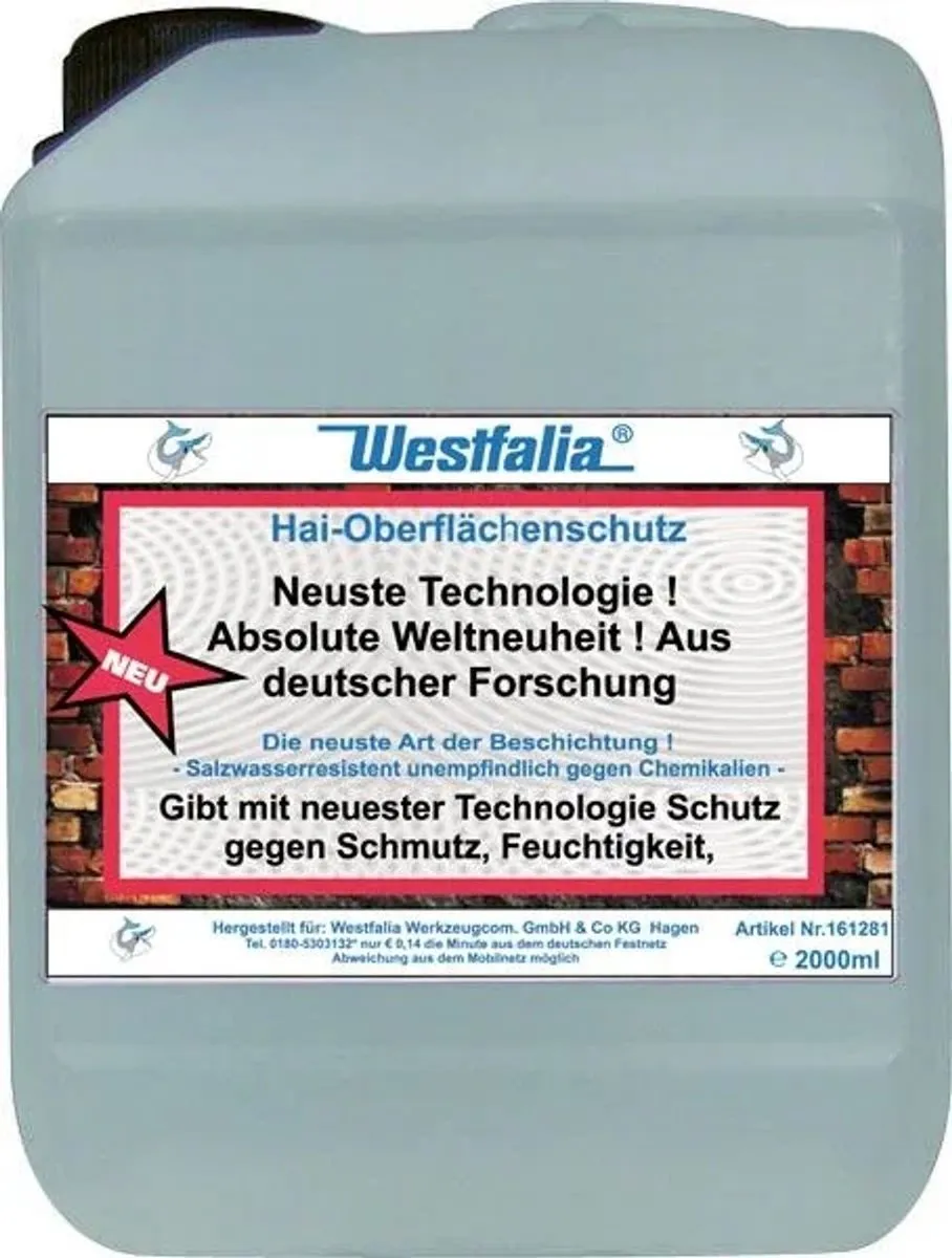 Westfalia WF-161281 Oppervlaktebeschermingsverzegeling 2000ml