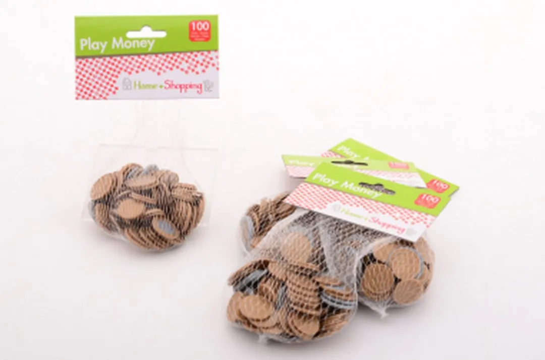 Johntoy Euro Speelgeld Munten - 100 Stuks - Brons/Grijs - afbeelding 6 van 6