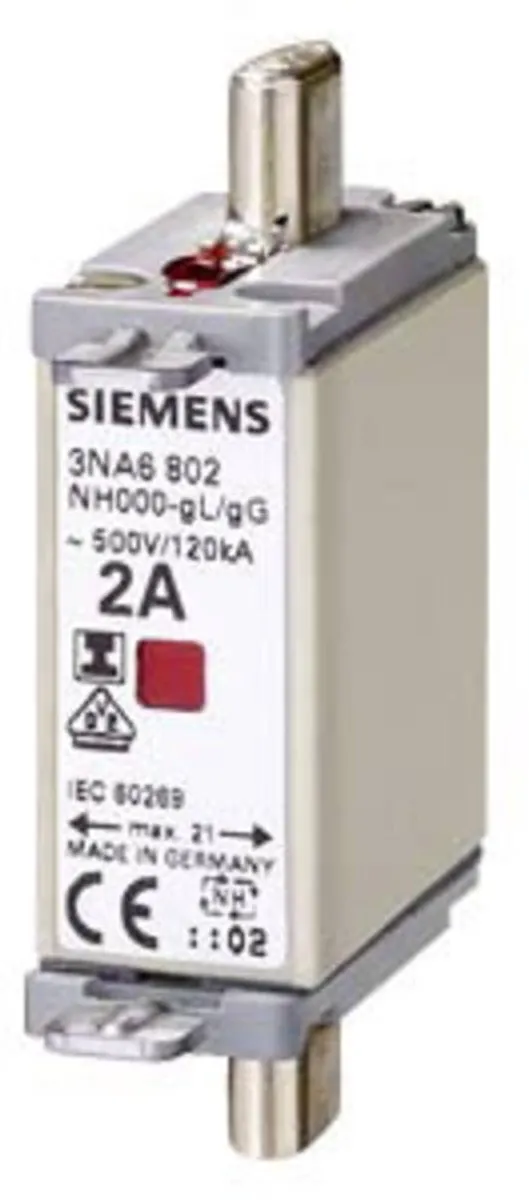 Siemens 3NA6807 Zekeringinzetstuk 20A 500V