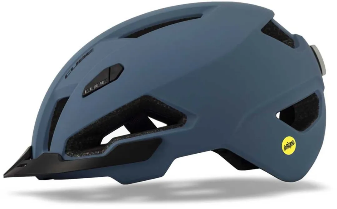 Cube Evoy Hybrid Fietshelm - MIPS - 13 Ventilatiegaten - 57-62cm - Blauw