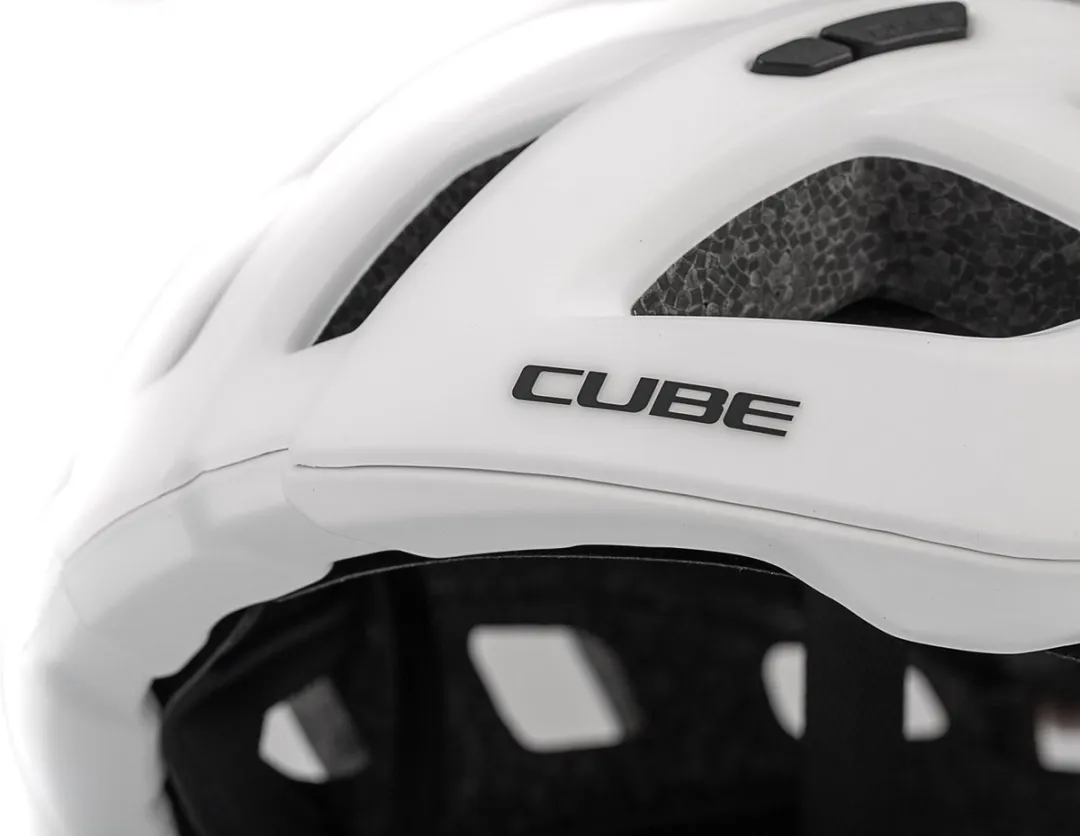 Cube Road Race Helm - 24 Ventilatiegaten - 58-62cm - Wit