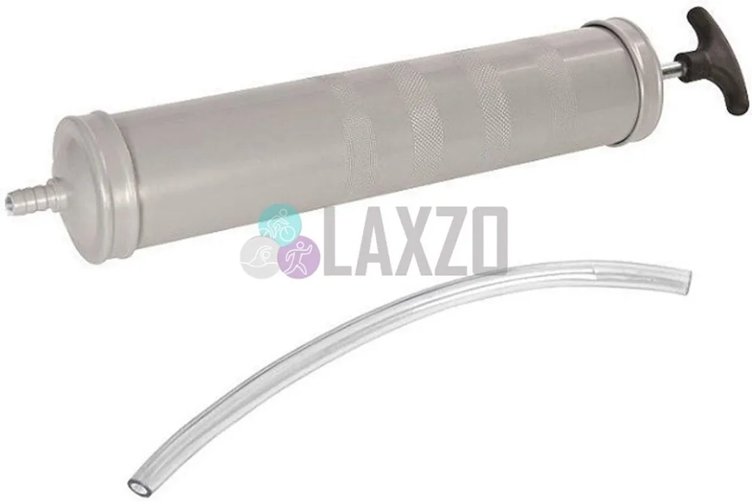 Silverline Olie Druk- en Zuigspuit 500ml - met Flexibele Slang