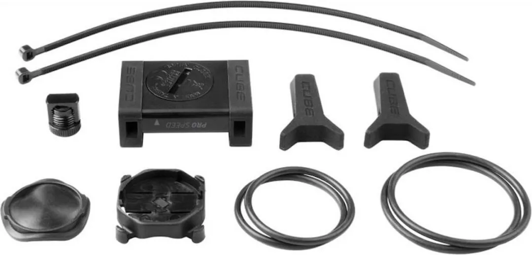 Cube SL Evo Fietscomputer - Hartslag & Trapsnelheid - Zwart/Blauw