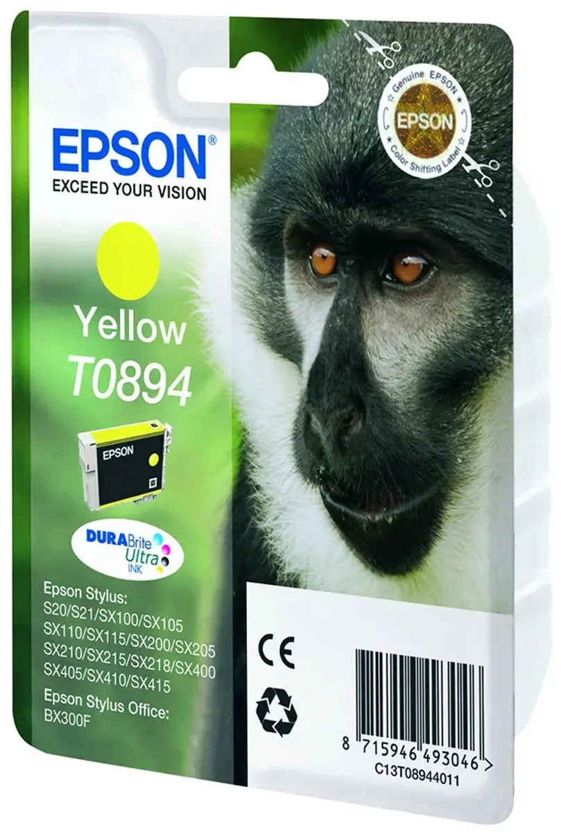 Epson T08944011 Inktcartridge Geel - 225 pagina's