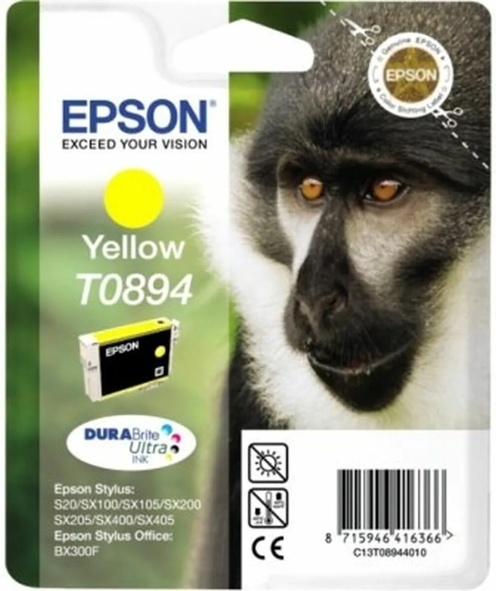 Epson T08944011 Inktcartridge Geel - 225 pagina's