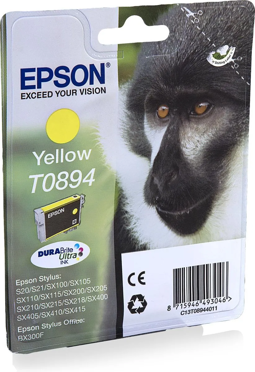 Epson T08944011 Inktcartridge Geel - 225 pagina's