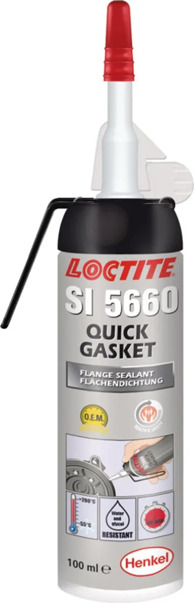 Loctite SI 5660 Siliconenkit Vlakkenafdichting 100ml