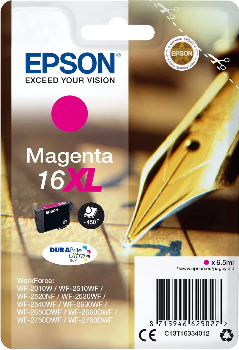 Epson 16XL Magenta C13T16334010