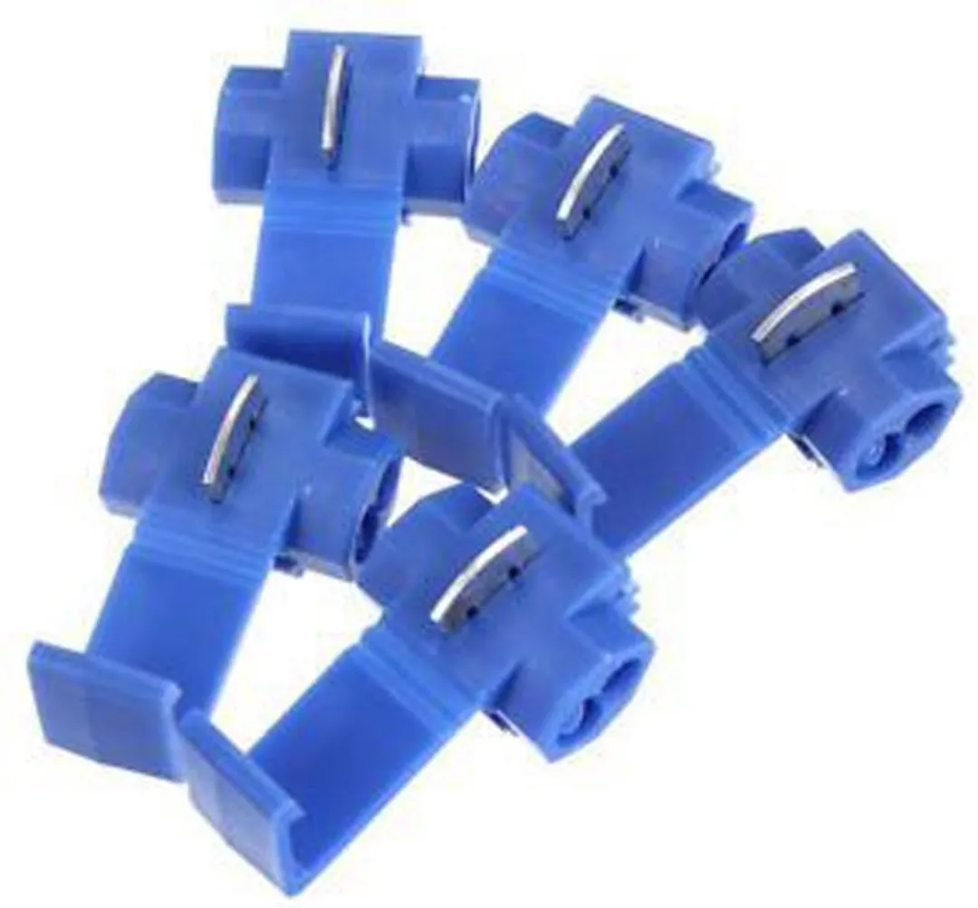 Carpoint Kabelverbinders 1560 - Blauw - 5 Stuks
